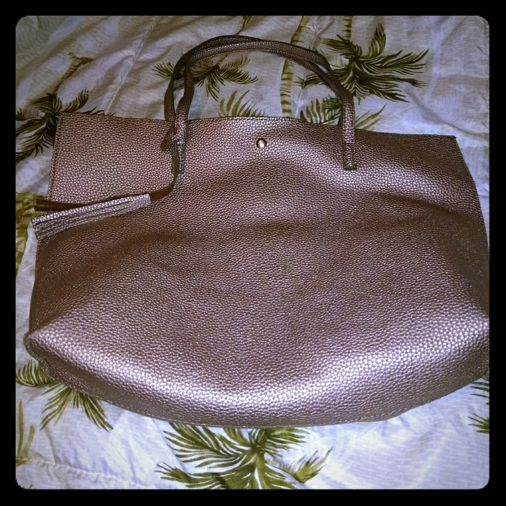 Large Gold Tote